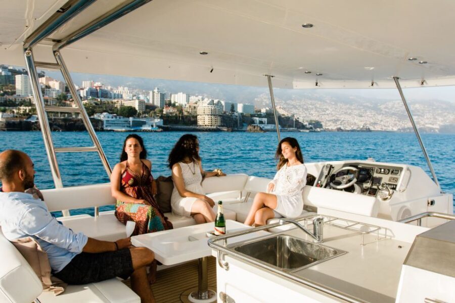 All Inclusive Whale and Dolphin Watching Luxury Tour - How the schedule flows: out, search, cliff, then coast views