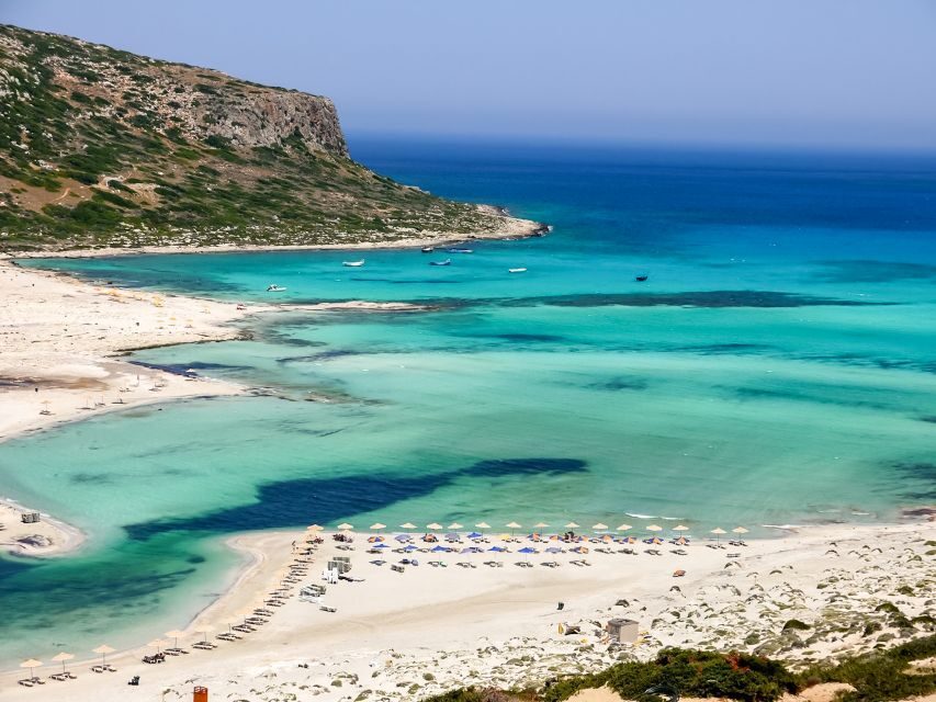 Chania Areas/Kalyves:Gramvousa Island & Balos,Boat Tkt Extra - Balos Bay and the lagoon swim rules: how the water time actually works