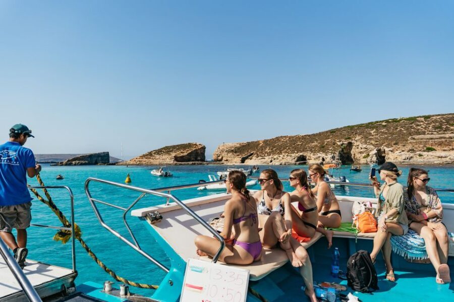 Comino: Blue Lagoon, Crystal Lagoon, and Seacaves Tour - Crystal Lagoon When It Runs: Sheltered Water and Snorkel-Friendly Stops