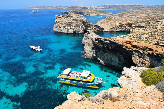 Comino Island: including Blue Lagoon, Crystal Lagoon & sea caves - Sea caves and the Santa Maria pirate caves stop