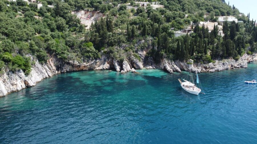 Corfu Town: Full-Day Cruise with Lunch, Drinks & Swim Stops - Eremitis Forest Bay: Wetlands, Orchids, and the Long Swim Stretch