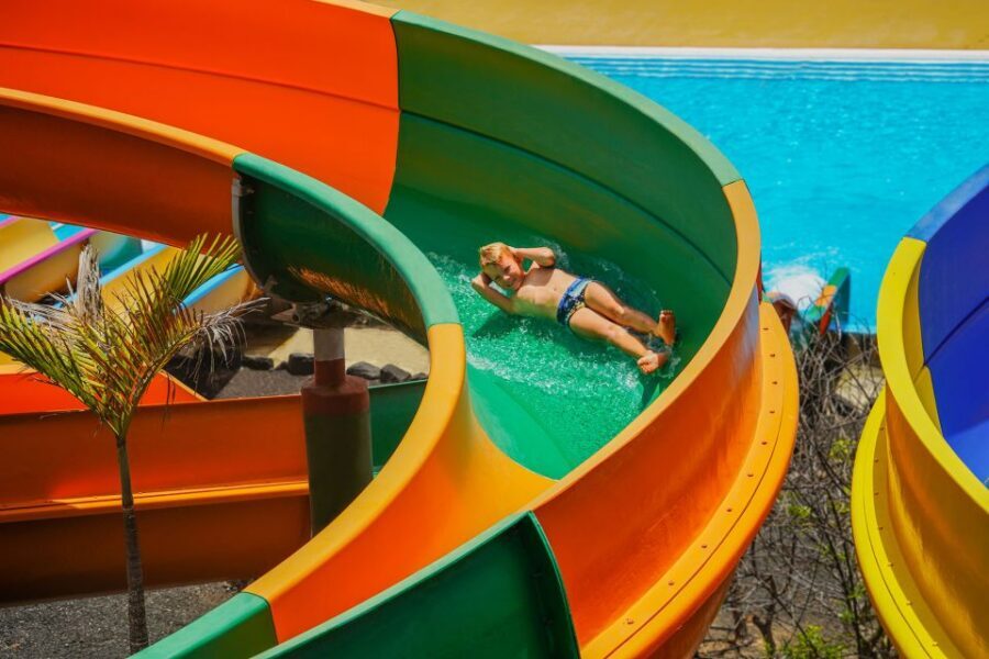 Corralejo: Acua Water Park Entry Ticket - Wave pool timing and the music-and-dancing sessions