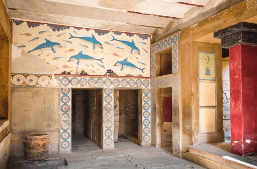 Crete: Knossos Palace Entry Ticket with Optional Audio Guide - Inside the Grand Palace: Rooms, Workspaces, and the Throne Room