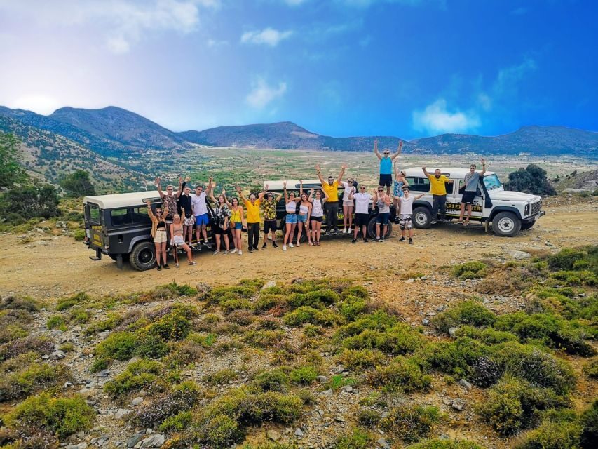 Crete: Lasithi Plateau and Cave of Zeus Off-Road Safari Tour - Pickup, vehicles, and what to do when Crete is less convenient