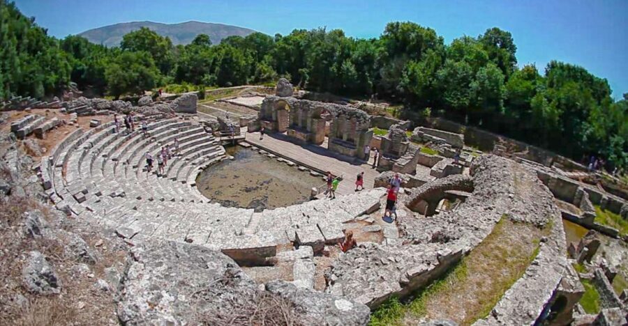 Day Trip to Saranda and Butrint National Park from Corfu - Entering Butrint UNESCO: Greek, Roman, and Venetian Layers