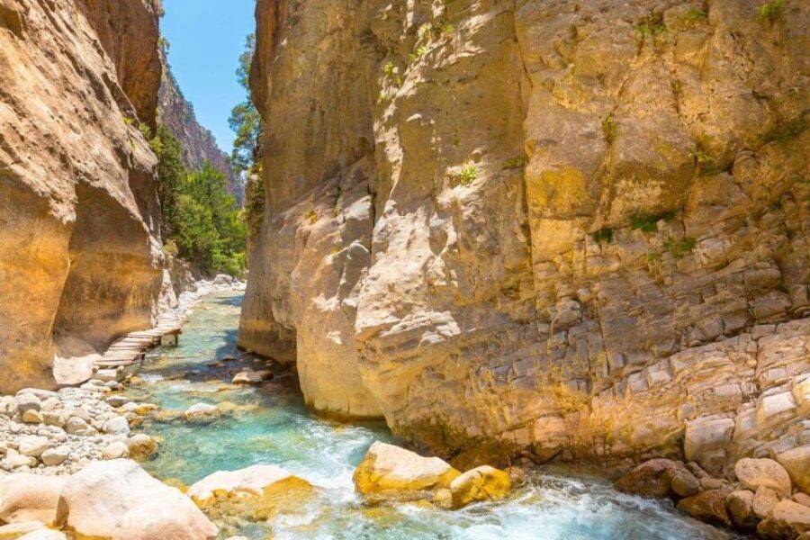 From Chania/Rethymno: Samariá Gorge Guided Hike with Pickup - Iron Gates: When the Gorge Turns Narrow and Serious
