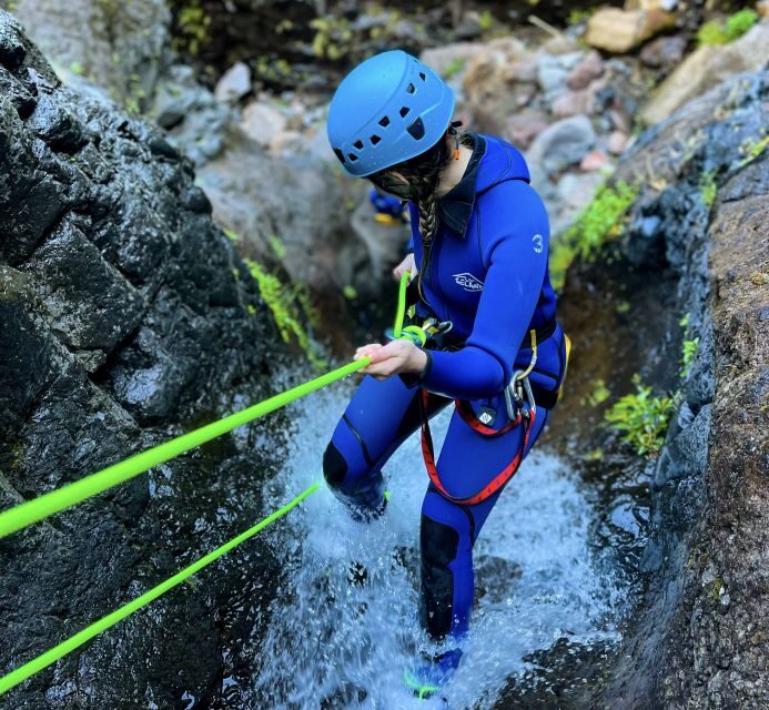 From Funchal: Intermediate (Level 2) Canyoning Adventure - Equipment and safety: what’s included and what you still control