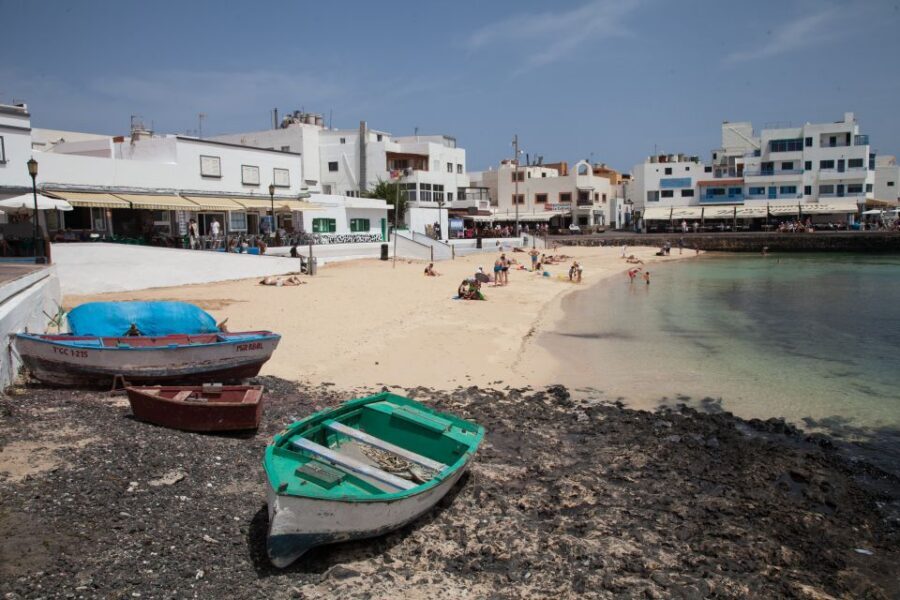 From Lanzarote: Day Trip to Fuerteventura and Corralejo - Corralejo town first: use the harbor-area time well