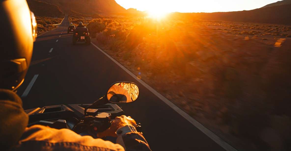 From Santiago del Teide: Sunset Quad Trip to Mount Teide - Riding up Tenerife on quads: roads, trails, and planned stops