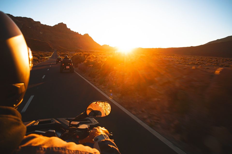 From Santiago del Teide: Sunset Quad Trip to Mount Teide - The 2,000m stop: snacks, drinks, and the clouds doing their thing