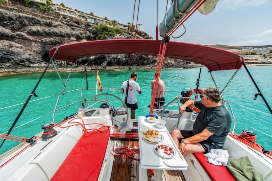 Fuerteventura: Sailing with Snorkeling and Dolphin Watching - Wind, jackets, and seasickness: what to do before it becomes a problem