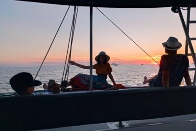 Half-Day Exclusive Catamaran Cruise in Santorini with Meal and Open Bar - Thirassia Island snorkeling and the onboard BBQ meal