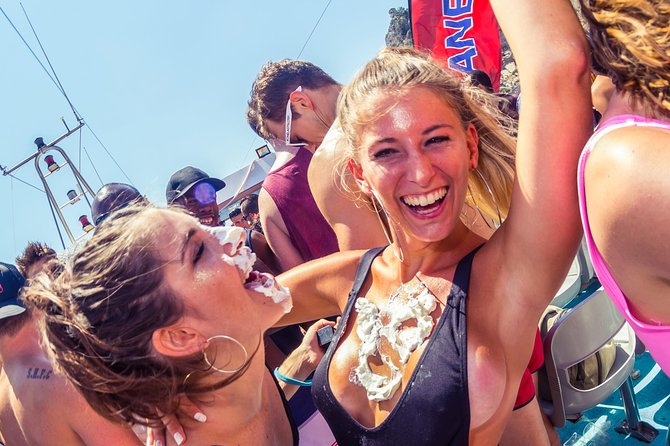 Ibiza Ocean Club Boat Party with 3 Hours Premium Drinks and DJ - The champagne shower moment: hype versus expectation