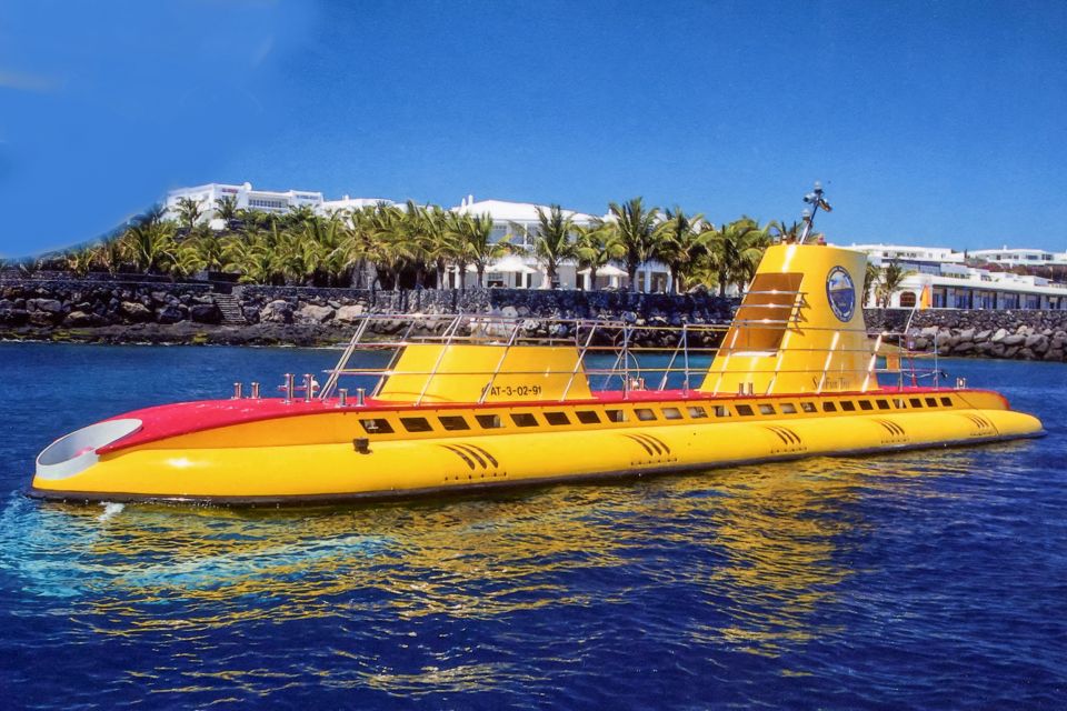 Lanzarote: Real Submarine Dive with Hotel Pickup - Boarding and your seat: what you’ll do during that first stretch