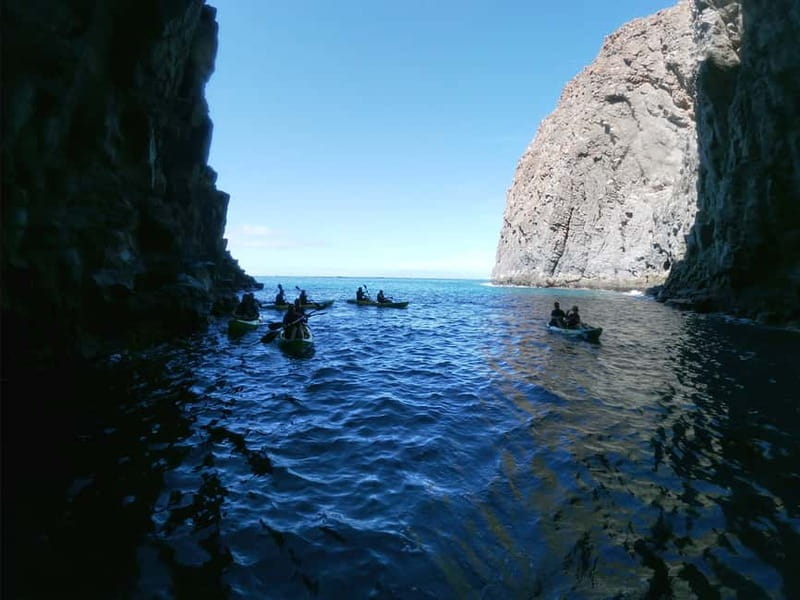 Los Cristianos: Kayak and Snorkel with Turtles and Photos - Los Cristianos meeting point: Shaka Surf setup, lockers, and quick training
