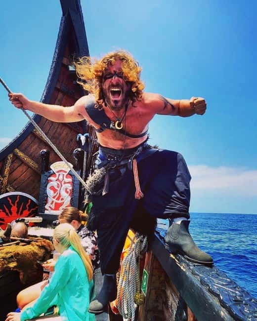 Los Cristianos: Whale Watching Cruise w/Swim Stop & Drinks - Viking Ragnarok’s two-part magic: sea life plus a real show