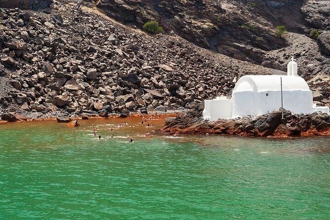 Luxury Small-Group Catamaran Cruise with BBQ, Open bar & Transfer - Red Beach and White Beach: two very different looks, both reachable only by boat