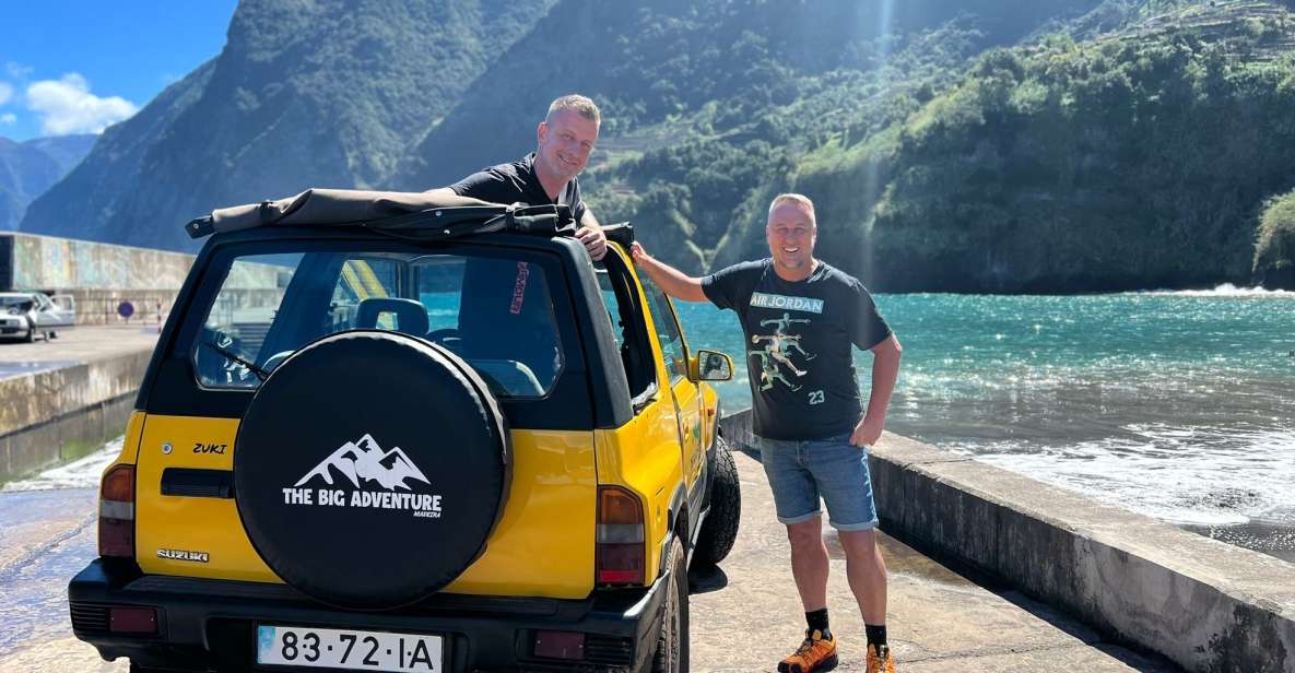 Madeira: Full-Day Jeep Tour with Guide and Pickup - Step one: Cabo Girão skywalk above the Atlantic