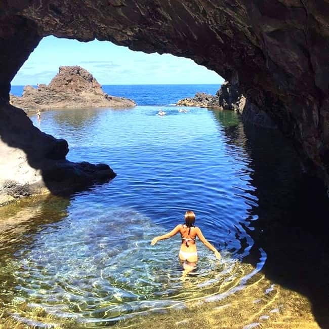 Madeira: Skywalk, Porto Moniz, Seixal, and Fanal 4WD Tour - Seixal Black Sand Beach: Where Volcanic Coast Texture Takes Over
