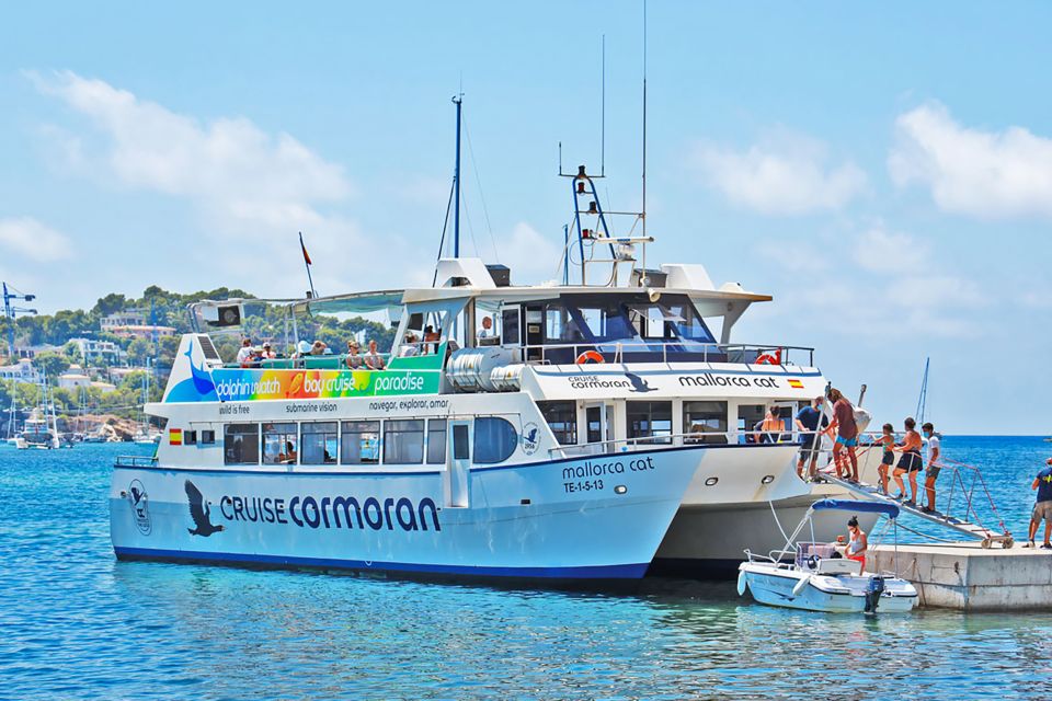 Mallorca: Dolphin Watching Cruise - Getting on board: Playa Tora (Paguera) and Santa Ponsa docking