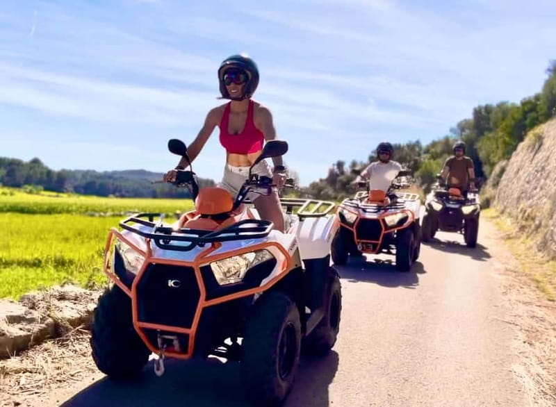 Mallorca: Quad Bike Tour, Snorkeling, and Cliff Jumping - First, You Get Trained on the Quad (So You Can Focus on the Fun)
