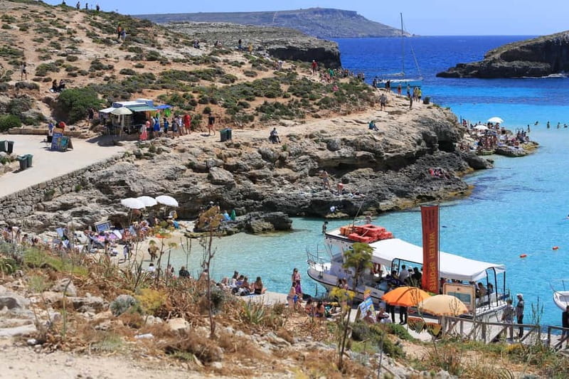 Malta: Comino+ Santa Maria Bay, Blue Lagoon + Seacaves tour - Blue Lagoon Anchoring: How to Enjoy It Without Fighting the Crowd