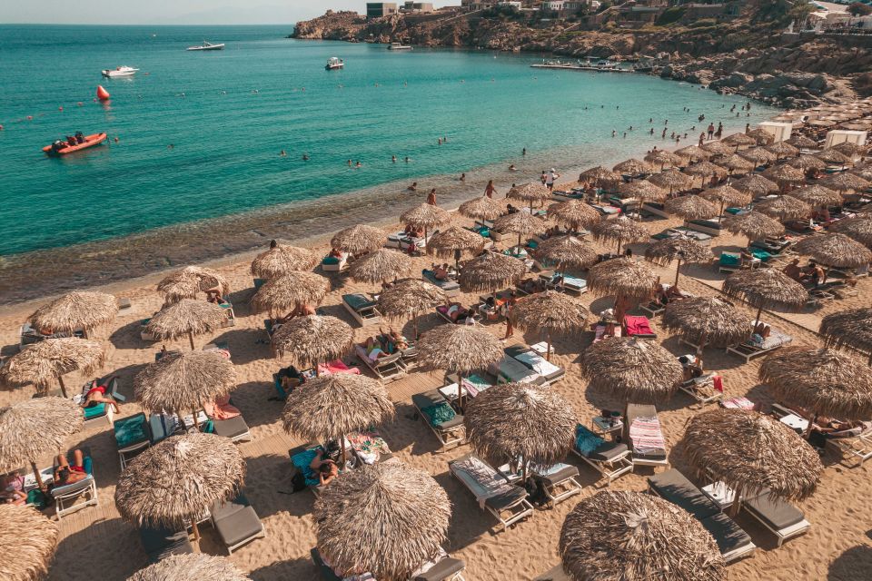 Mykonos: Super Paradise Beach with Sunbed at Thalas Mykonos - Rows, towels, and the whole-day comfort plan