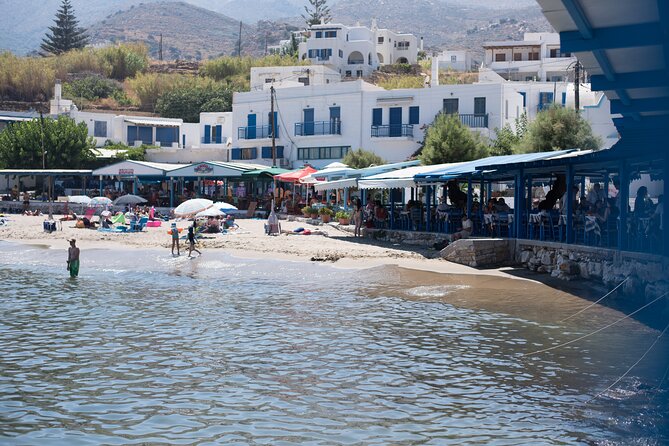 Naxos Highlights Bus Tour with Free Time for Lunch at Apeiranthos - Stop 5: Apollonas Beach for a swim break (and a simple seaside snack)