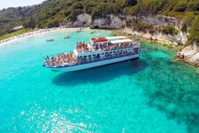 Paxos Antipaxos Blue Caves (Lakka Village) from Corfu - Lakka village stop: shopping, lunch by the sea, and where swimming fits