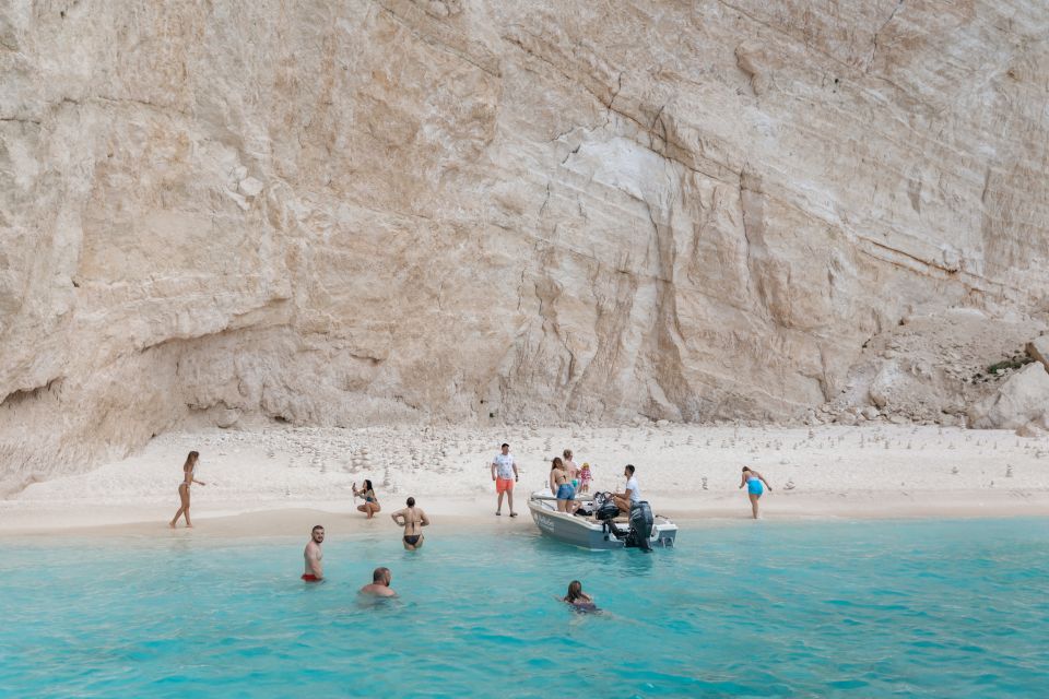 Porto Vromi: Navagio Shipwreck Beach & Blue Caves by Boat - Porto Steniti and the Neptune Profile: seeing Poseidon from the sea