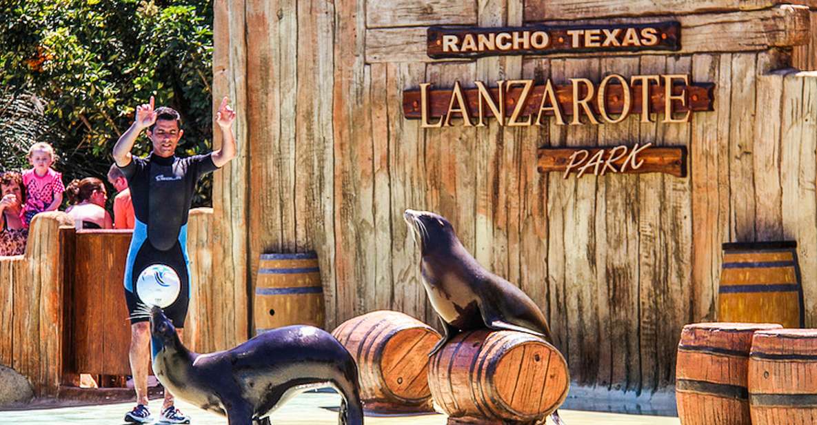 Puerto del Carmen: Rancho Texas Lanzarote Park Entry Ticket - Shows that actually matter: dolphins, sea lions, and birds of prey timing