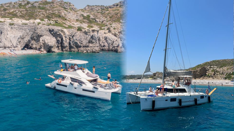 Rhodes: All-Inclusive Catamaran Cruise with Lunch and Drinks - The middle cruising time: relaxed sightseeing without the stress