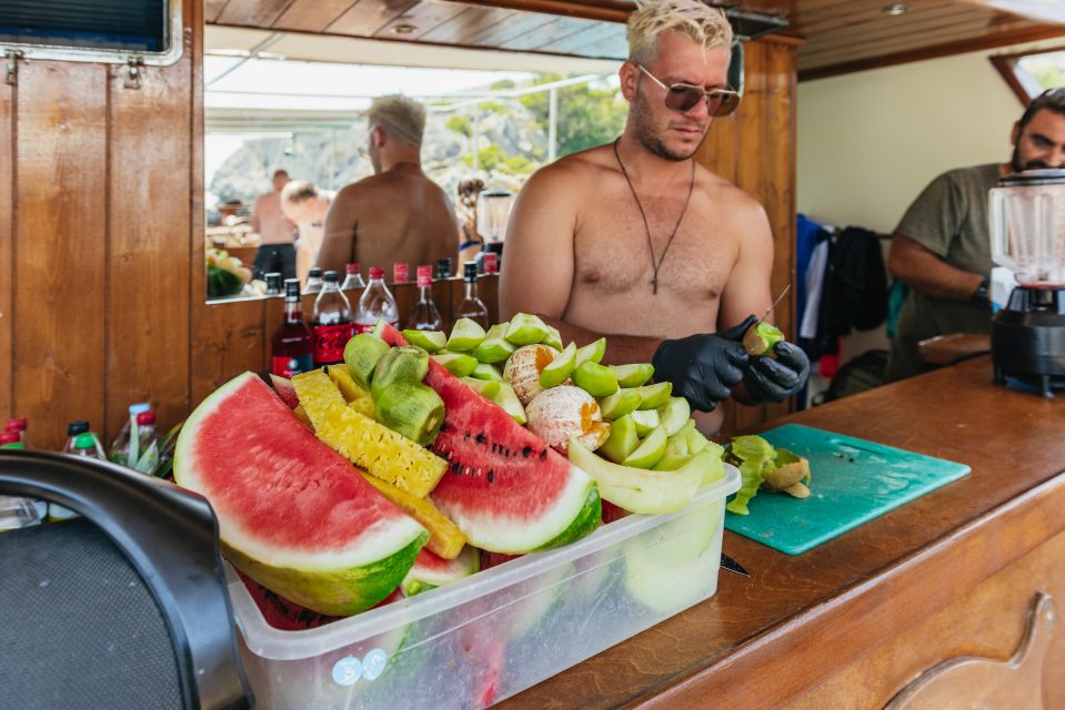 Rhodes: Anthony Quinn, Ladiko and Caves All-Inclusive Cruise - Ladiko Bay: host-guided snorkeling and a calmer swim window
