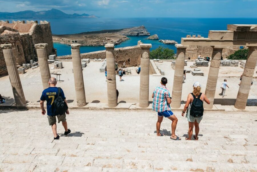 Rhodes: Guided Bus Trip to Lindos Village & Seven Springs - The in-between stops: photo viewing points that keep the day moving