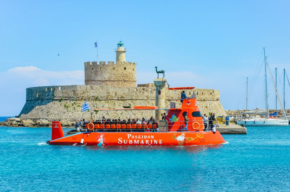Rhodes Town: Submarine Cruise with Underwater Views - Key highlights at a glance