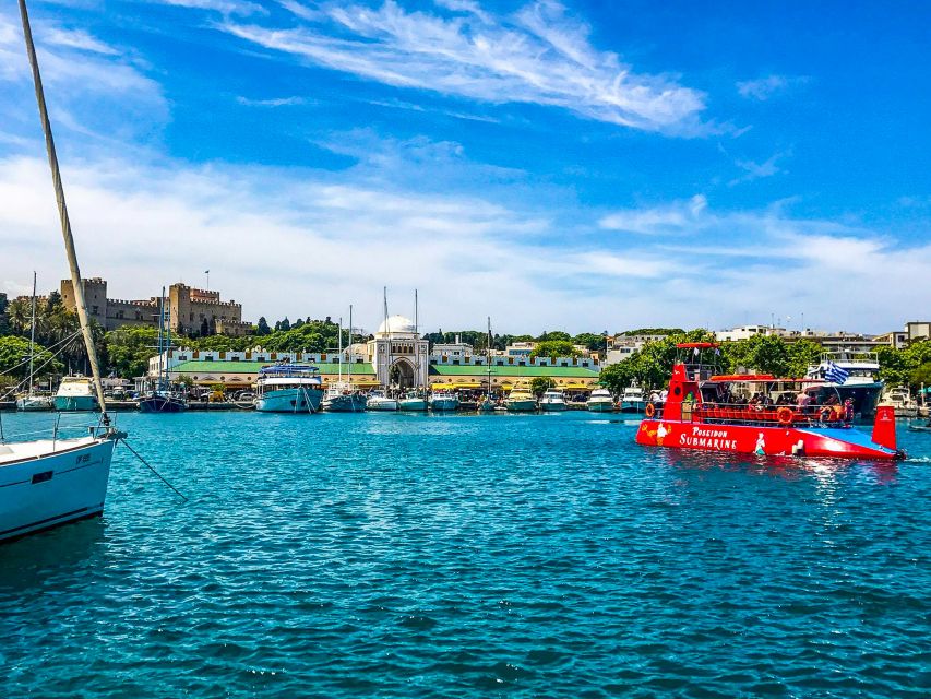 Rhodes Town: Submarine Cruise with Underwater Views - History audio and onboard guide: what you learn without trying too hard