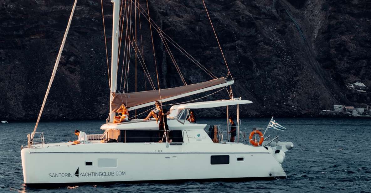 Santorini: Catamaran Caldera Cruise with Meal and Drinks - Red Beach and White Beach: the color stops that make the cruise worth it