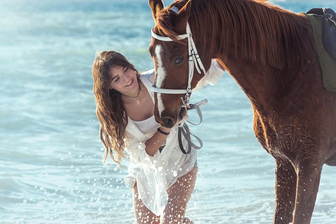 Santorini Horse Riding to Black Sandy Beach - Down to the Black Sand Beach of Eros: What It’s Like to Ride at Water’s Edge