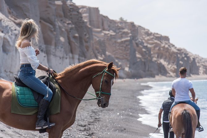 Santorini Horse Riding to Black Sandy Beach - Safety, First-Time Riding, and Who This Suits Best