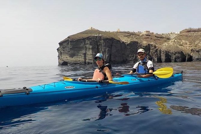 Santorini Sea Kayak - South Discovery, Small Group incl. Sea Caves and picnic - Akrotiri and the Picnic Break: Local Snacks on Real Sand