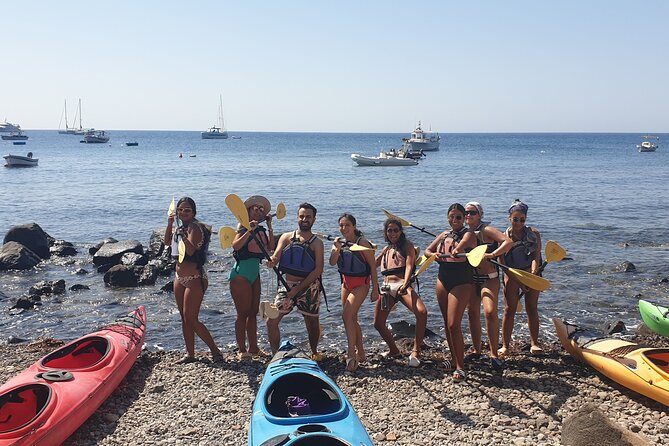 Santorini Sea Kayak - South Discovery, Small Group incl. Sea Caves and picnic - Price and Value: Is $139.07 Fair for Santorini?