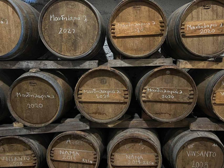 Santorini: Small-Group Sunset Wine Tour with Santo Winery - Estate Argyros: the volcanic vineyard lesson in real time