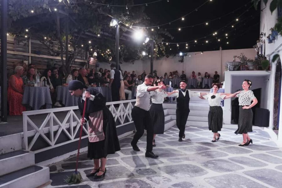 Santorini: The Greek Wedding Show Entry Tickets - Getting to The White Door Theatro in Fira