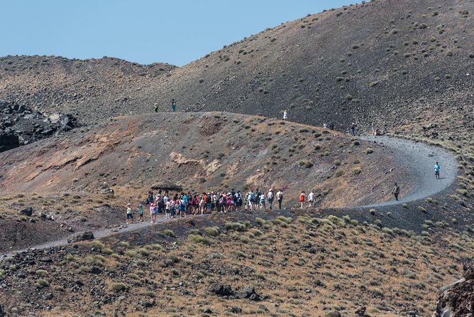 Santorini Volcano and Hot Springs Cruise Tour from Fira Old Port - Nea Kameni volcano hike: what the walk really feels like