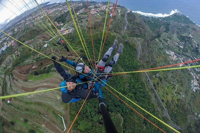 Tandem Paragliding Flight in South Tenerife - South Tenerife pickup and the run-up to takeoff
