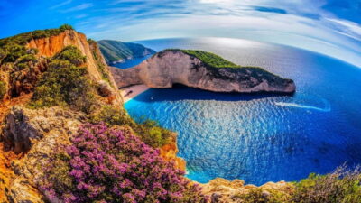 Zakynthos: Shipwreck Beach, Viewpoint, Blue Caves Day Tour - Bochali Hill: the best warm-up view of Zakynthos Town