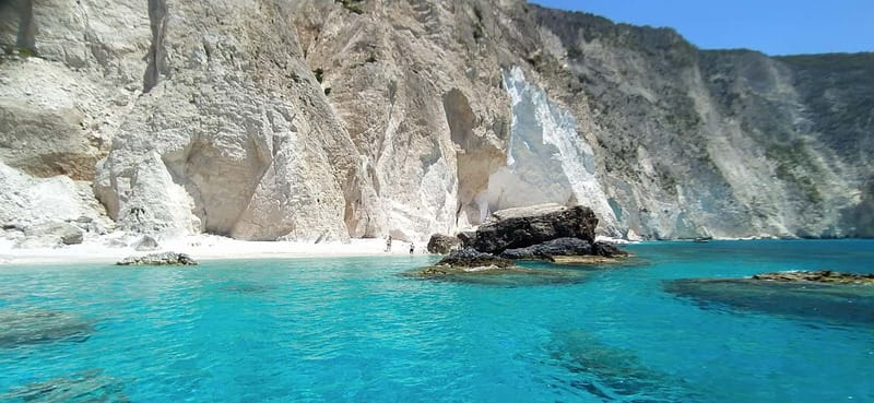 Zakynthos: Shipwreck Beach, Viewpoint, Blue Caves Day Tour - Shipwreck Beach photos from the shoreline (no landing)